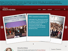 Tablet Screenshot of koch-mehrin.de